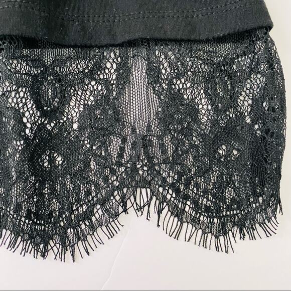 Mossimo | @ Eyelash Lace Trim A-line T-shirt S - Picture 5 of 5